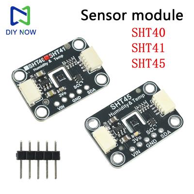 Módulo Sensor de Temperatura e Umidade SHT40/SHT41/SHT45 É Compatível Com Stemma Qt/Qwiic Pinos Sem Solda Comunicação I2C