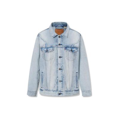 Giacca di Jeans Casual Semplice Monocolore Levis Uomo giacche Blu A5782-0003