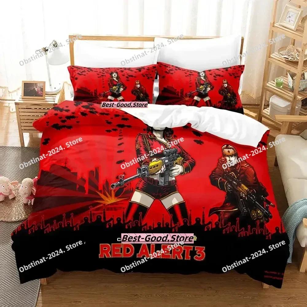 Command And Conquer 3 Bedding Set Printed Bed Set With Pillowcase Bed Duvet Cover Soft Single Double Queen Super King Size