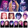 Kpop Dämonenjäger Gesichtsmaske K-Pop Rumi Mira Zoey Cosplay Maske Party Cartoon Kostümzubehör Geburtstagsfeier Lustige Geschenke