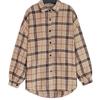 Korean Version of The Retro Wild Plaid Shirt Female Student Loose Lazy Style Long-sleeved Jacket Tide