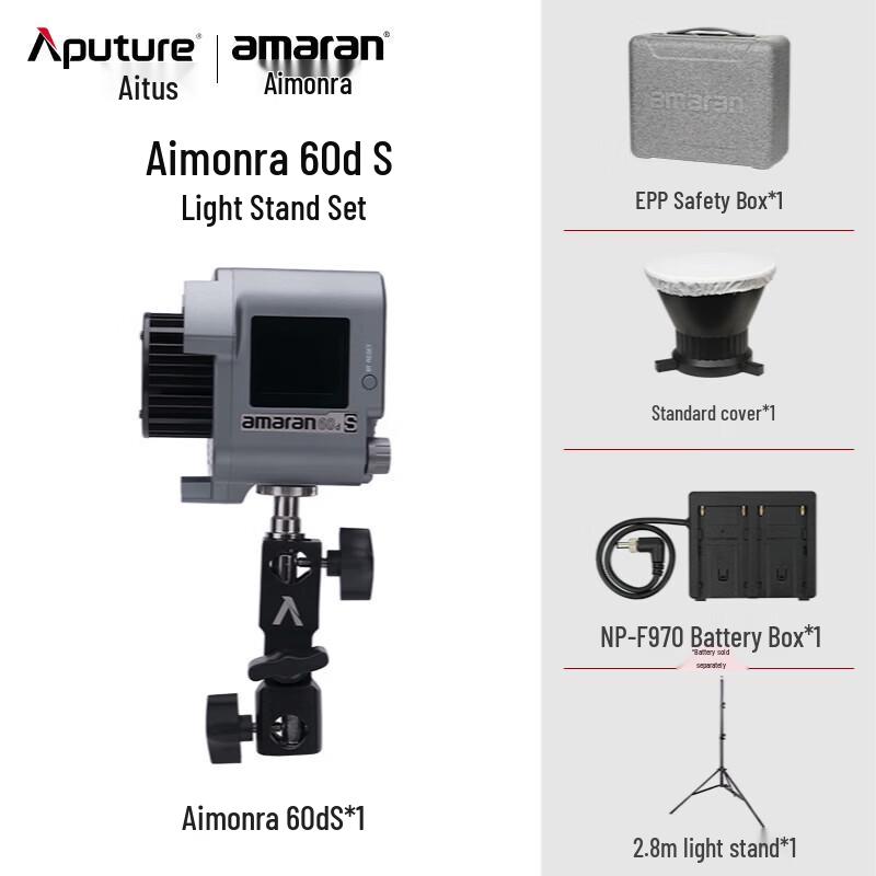 Aputure Amaran 60d S / 60x S COB LED Video Light