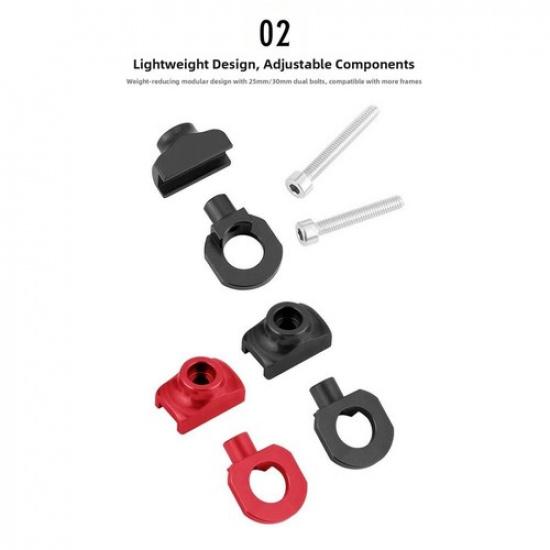 Chain Regulator Aluminum Alloy for Folding Bike CNC Precision Dual Bolt Options