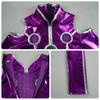 Anime Teen Titan Starfire Sexy Spandex Zentai Suit Purple Women Halloween Cosplay Costume Sexy Purple Bodysuit For Woman