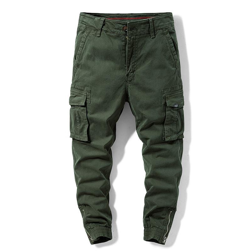 

Functional Wind Overalls Men s Trendy Brand Pants Autumn Loose Trend Tied Feet Men s Casual Pants Wear-resistant Trousers 31