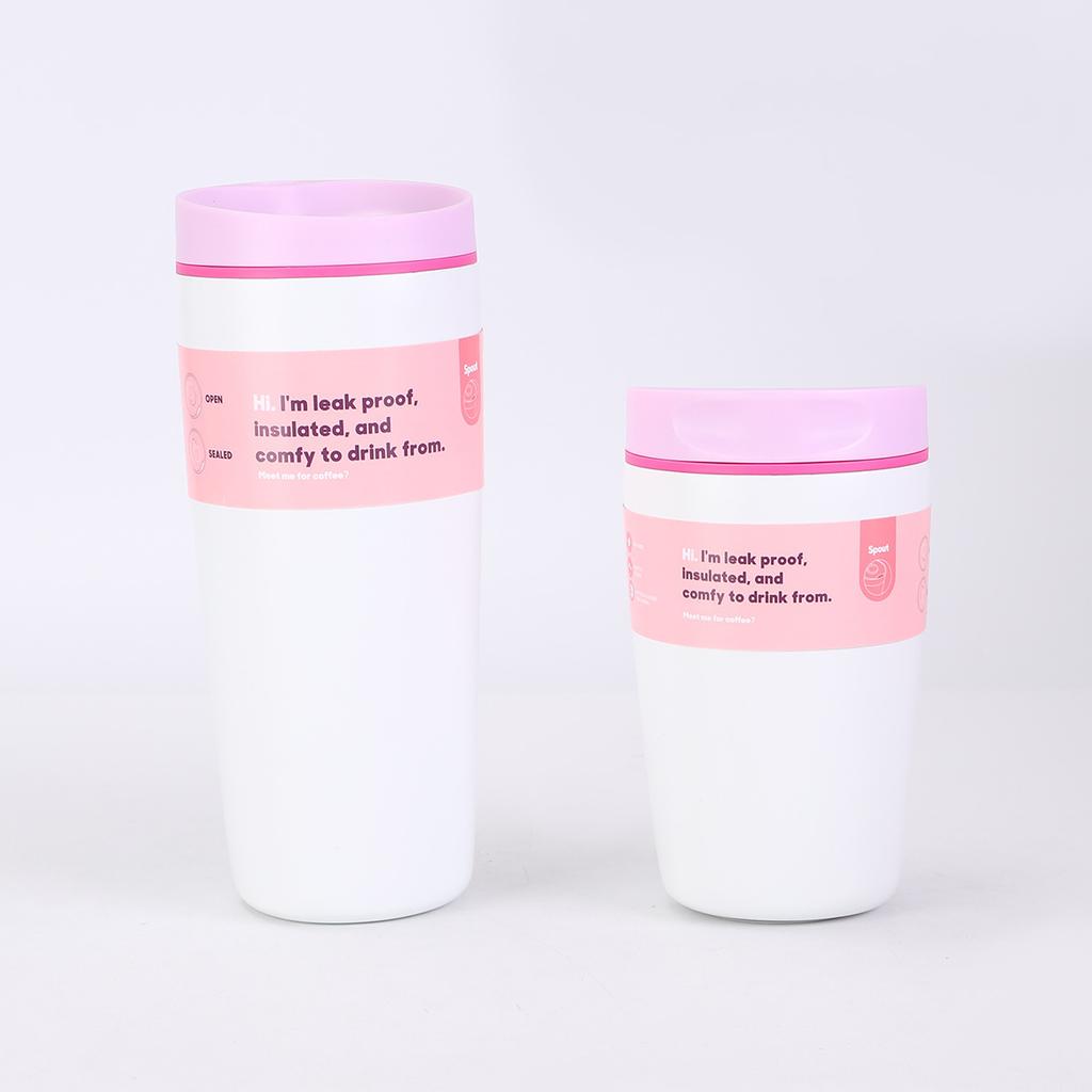 New large-capacity coffee cup outdoor portable accompanying water cup 304 stainless steel double-layer vacuum simple thermos cup