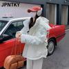Giacche e Cappotti Invernali Autunnali Casual alla Moda da Donna JPNTKY, Colore Solido, Stampa, Manica Lunga, Piumini