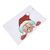Vánoční elektrostatická samolepka na okno Skleněná nálepka Santa Claus Vločka Samolepky na zeď Pro dětské pokoje Novoroční ozdoby Dekor