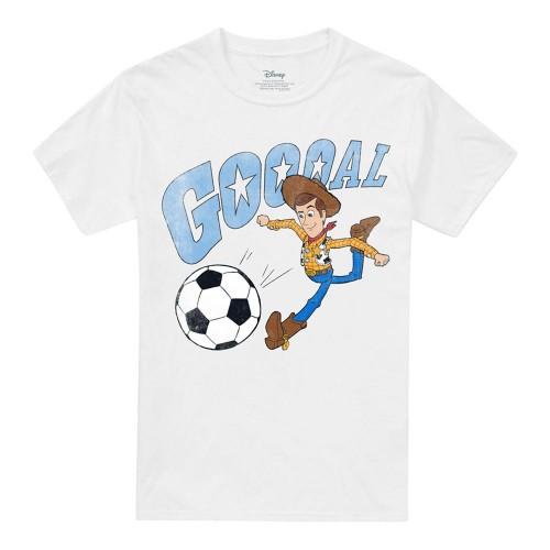 Toy Story Unisex Adult Goal Woody T-Shirt