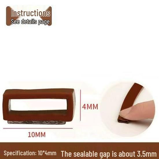 Self-Adhesive Magnetic Soundproof Door and Window Seal Strip