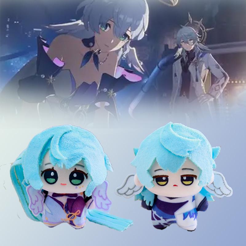 10cm Sunday Robin Plushie Toys Honkai Star Rail Sunday Plush Doll Keychain Decorative Pendant Collection Birthday Gift Companion