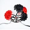 Mexico Day of the Dead Masks for Masquerade Balls Halloween Masks With Fire Devil Flowers Cosplay Performance Carnival Party
