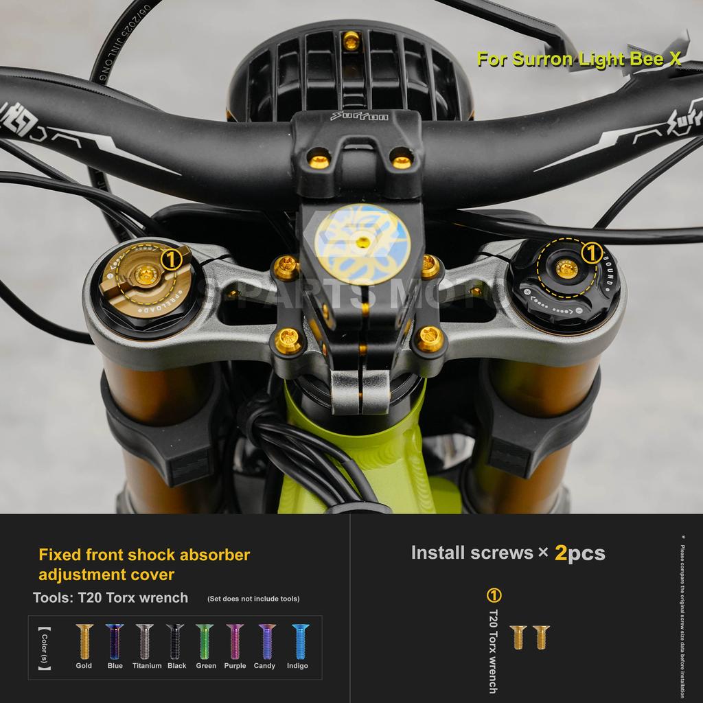 Motorcycle Refit For Surron Light Bee X 2025 model titanium alloy Screw Complete vehicle