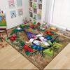 1Pc Gnome Christmas Tree Celebration Carpet Rug Soft Washable Antislip Home Living Room Sofa Mats Personalized Christmas Rug