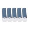 Rouleaux de remplacement grossiers - Lot de 5 - ABS &amp; pierre de quartz - 5,1 x 1,7 cm - Pour callosités sévères