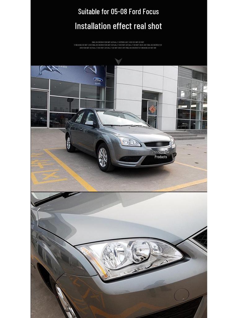 Kompatible Scheinwerferabdeckung für 2005-2008 Ford Focus Modelle - Linsenschalenersatz