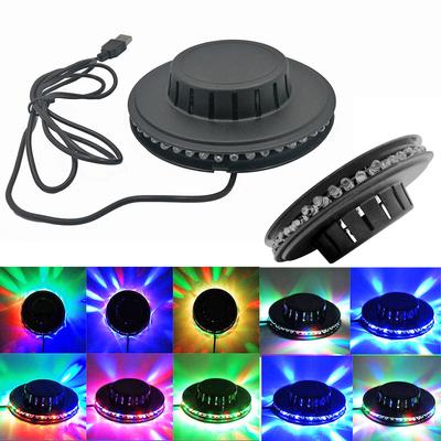 Sound Activated Rotating Disco Light USB RGB LED Ball Party KTV Bar Stage Lamps Easy Installation Exquisite Stage Effet
