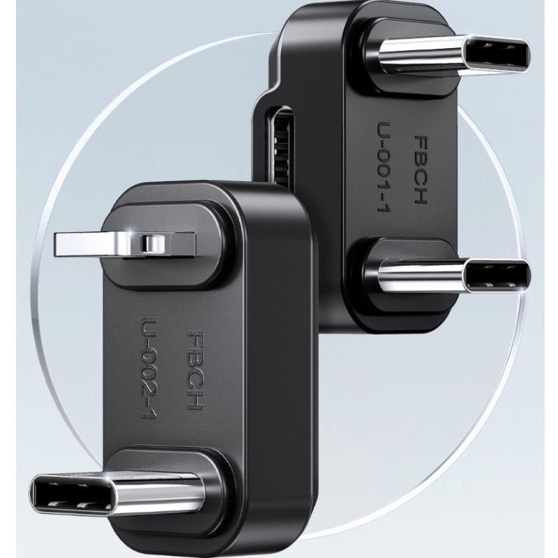U-Shaped Otg Multifunctional Adapter Suitable For Mobile Phone Clip Microphone Playback Charging Otg Adapter