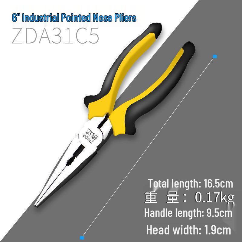 Knipex Electrician's Multifunctional Needle Nose & Diagonal Cutting Wire Stripper Pliers