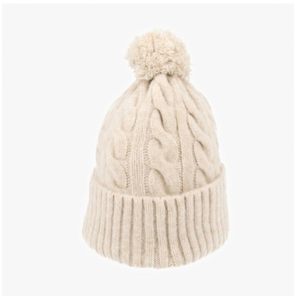 Kangol Cable Knit Pom Pom Beanie K4460sm Beige