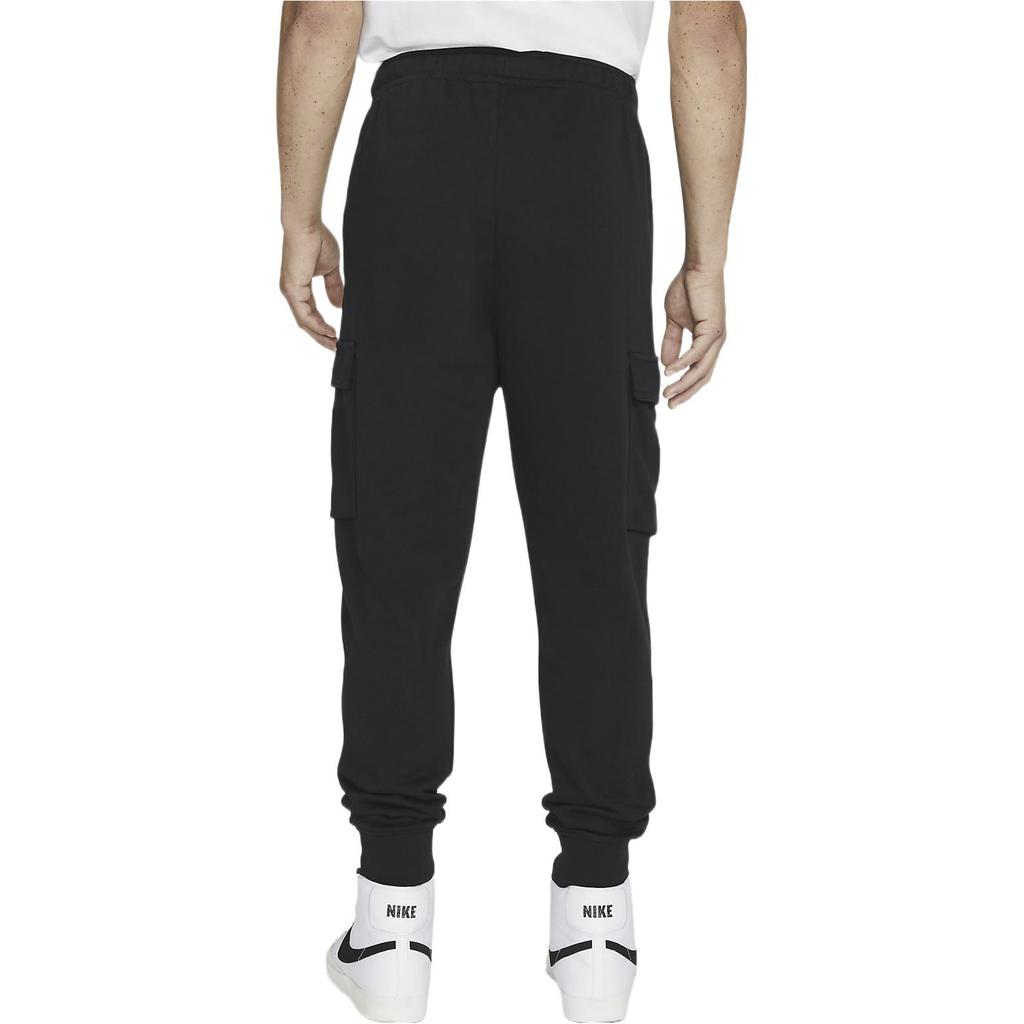 Nike Sportswear Club Fleece Joggers With Printed Logo Men Bottoms Black CZ9954-010