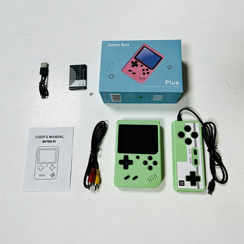 400-In-1 Macaron Dual-Player Handheld Game Console - Perfect Gift Mini Handheld Game Portable Classic Retro Games Arcad