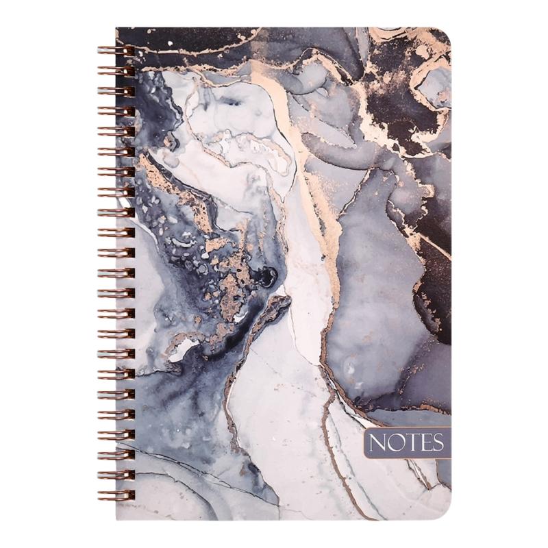 

College Ruled Notebook 160 Pages 70gsm Wide Lined Coil Bound Journal Paper Note Book 7x10Inch for Writing Note Taking