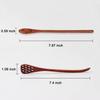4pcs 7.87Inch Honey Dipper Sticks and 4pcs 7.87Inch Coffee Stirring Spoons, Honey Sticks for Tea,Wooden Honey Spoon Stirrer for Honey Jar Dispense