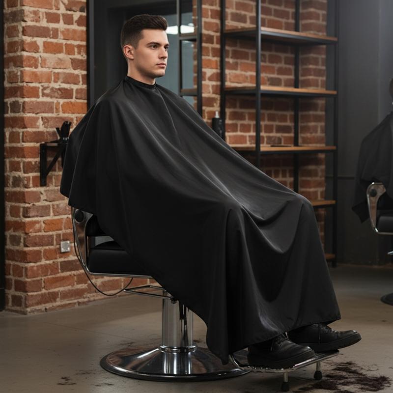 Professional Hairdressing Hair Cutting Cape With Adjustable Snap Closure Salon Barber Cape 140*120cm Waterproof Hairdressing
