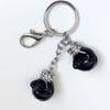 Backpack Accessories Metal Pendant Match Sports Keyring Creative Boxing Glove Keychain  Gift