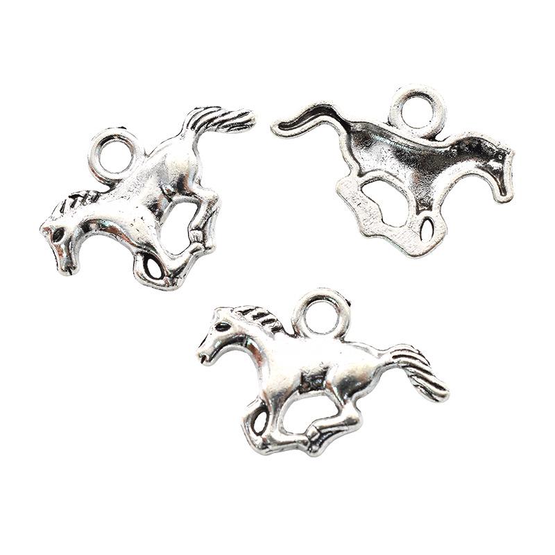 Seria westernów kowbojskich: Kapelusz i buty końskie, biżuteria ze stopu, wisiorki do naszyjników i bransoletek