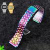 18mm Fine Steel Watchband for CASIO A158 / A159 / A168 /A169 /B650 /AQ230/ 700 Classic Small Square Silver Block  Metal Strap