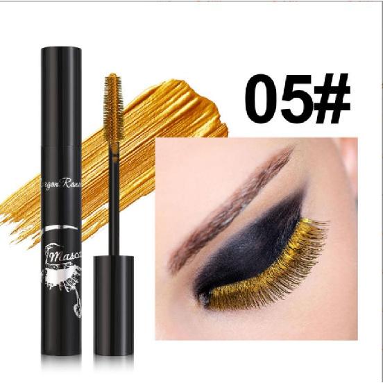Mascara Colorată Waterproof de Lungă Durată pentru Gene, Mascara Ușor de Îndepărtat, Machiaj de Frumusețe