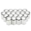 Set of 20Pcs 17mm Car Wheel Nut Bolt Covers Plastic Caps for Vauxhall