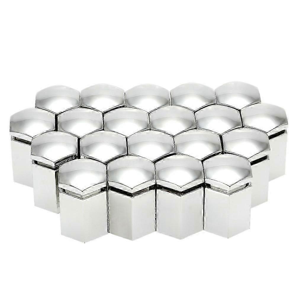 Set of 20Pcs 17mm Car Wheel Nut Bolt Covers Plastic Caps for Vauxhall