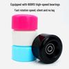 Double Row High-Elastic Shock Absorbing PU Four-Wheel Roller Skate Wheels - Non-Flashing, Universal Accessory