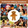 Cruelty-free Stuffed Toy Highland Cow Animal Soft Running Calf Plush for Kids Strong Stitched Cuddle Hugging Plushie Boys Girls Portable