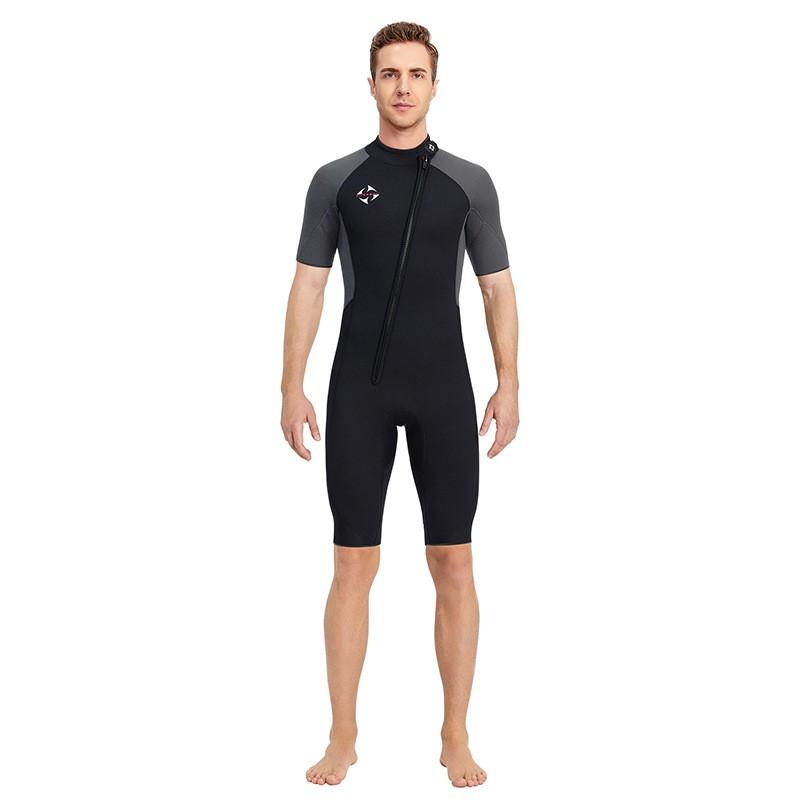Diving Suit 3MM One-piece Short-sleeved Thermal Men s Outdoor Snorkeling Surfing Swimming Jellyfish S
