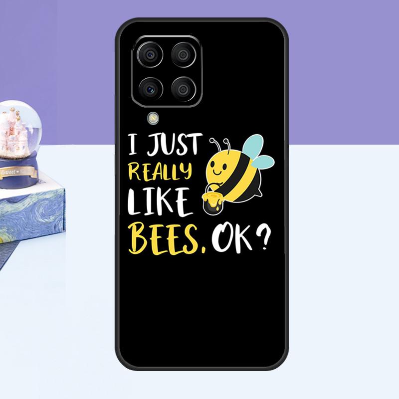 Honeycomb Honey Bee Case For Samsung Galaxy M53 M33 M15 M35 M55 M11 M14 M34 M54 M31 M51 M12 M32 M52 M16 M36 M56
