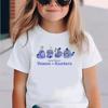 Kpop Dämonenjäger Print Grafik T-Shirt Sommer Kinderkleidung 2025 Film T-Shirt Mädchen Jungen Kurzarm Tops Bequemes T-Shirt