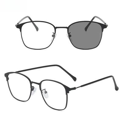 Square Pochromic Sunglasses Anti-blue Light Pochromic Sunglasses Driving Glasses Glasses with Pochromic
