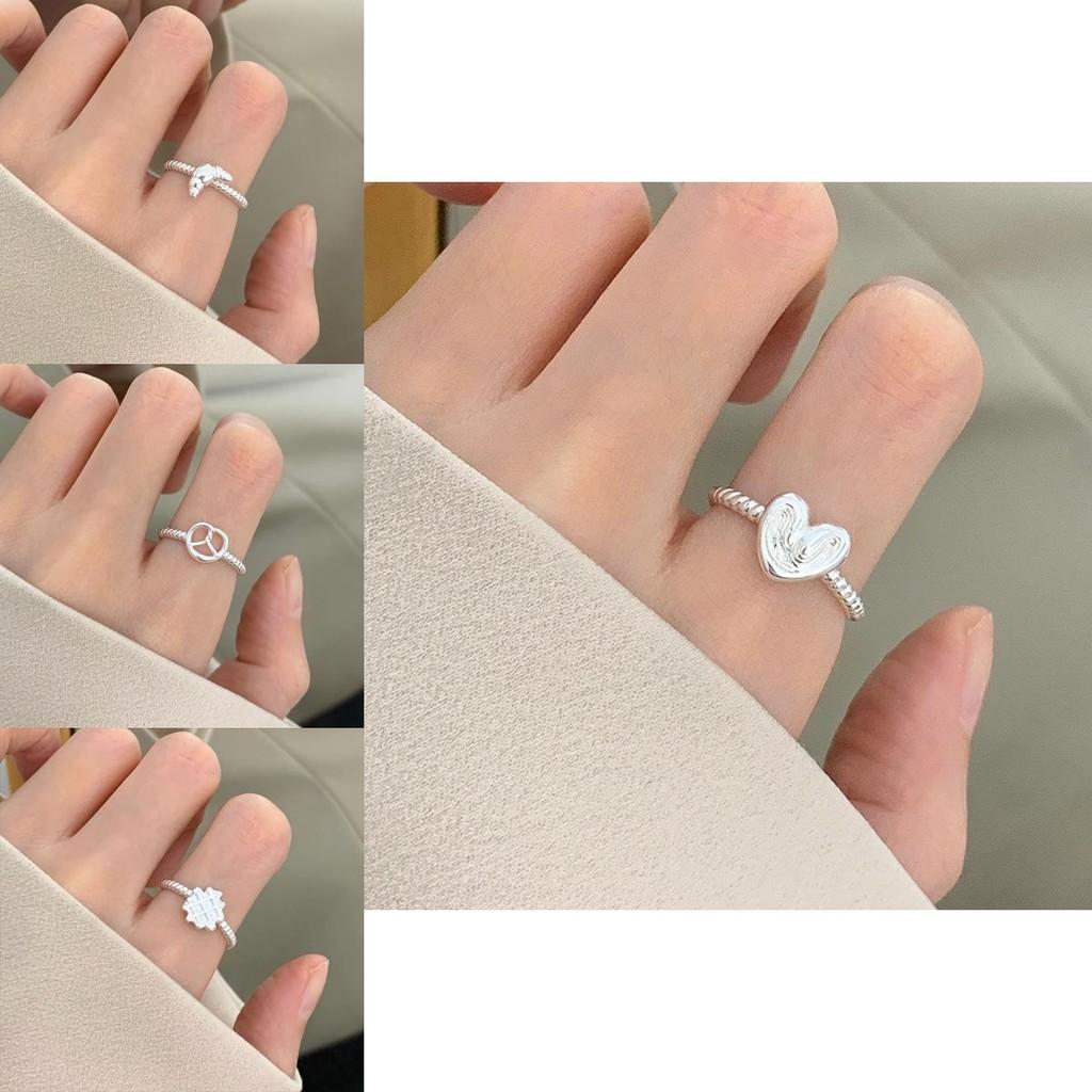 Fashionable Womens Adjustable Open Ring In Unique Geometric Shapes With Luxurious Style For Trendsetters