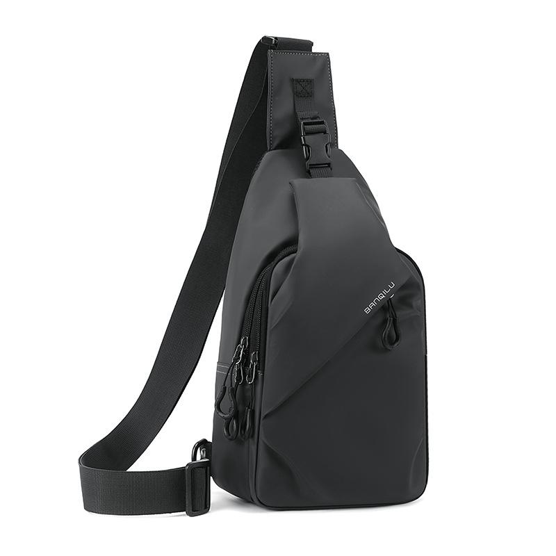 Men's Chest Bag Multi-functional Outdoor Crossbody Bag Water-repellent Shoulder Bag
