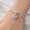 Cute Animal Bear Rhino Koala Charm Pendant Beaded Bracelet Jewelry Accessories