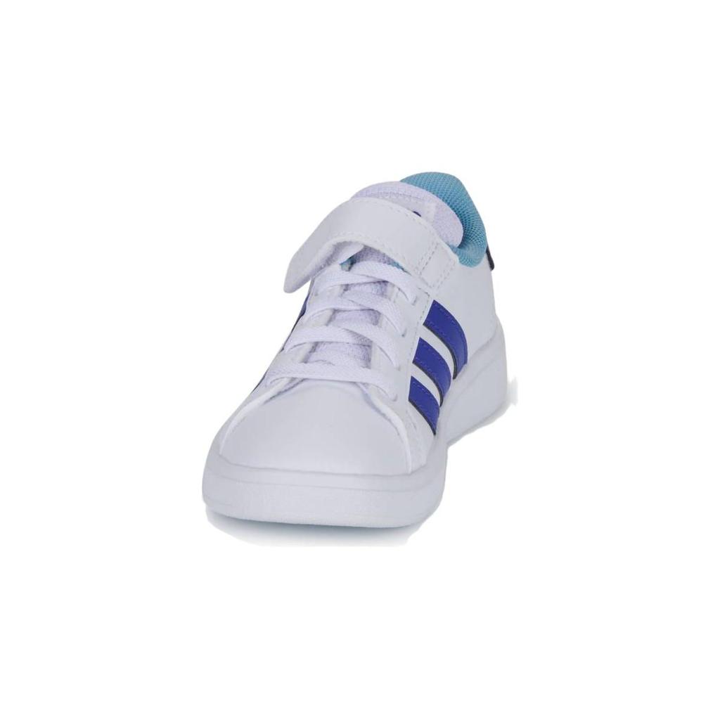 adidas Trampki dziecięce Grand Court Strap Little Kid w kolorze białym Lucid Blue Cloud-White, używane, niebieskie HP8915