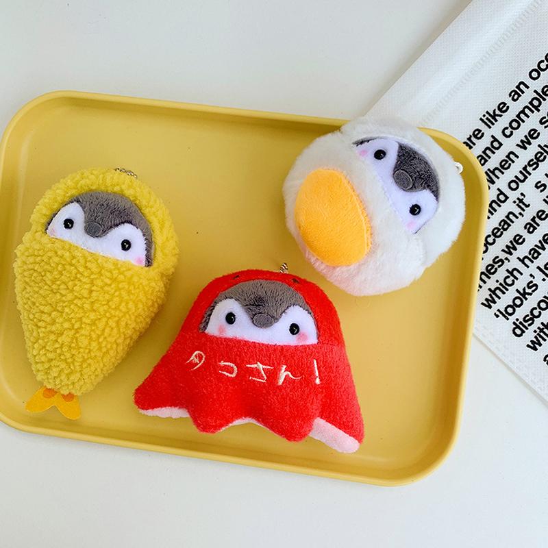 Cute Plush Mini Penguin Pendant Girl Backpack Pendant Birthday Gift Key Pendant