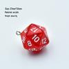 Cross-Border 20-Sided Acrylic Dice with Pearl Texture for Role-Playing DIY Accessories