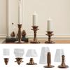 DIY Drip Mold European Retro Candle Holder Base Silicone Mold Aroma Candle Candlestick Silicone Mold Festival Home Decoration