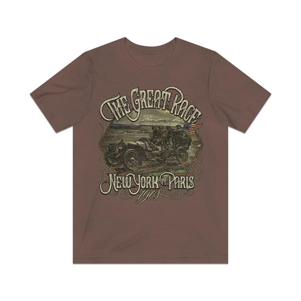 

The Great Race 1908 Vintage Men s T shirt 2XL