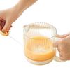 Egg Mixer Cup Semi-Automatic Ergonomic Kitchen Baking Tool Manual Egg Mixer Cup for Marinades Cake Batter Juices Sauces Cream